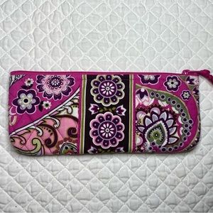 Vera Bradley pencil case in Very Very Paisley